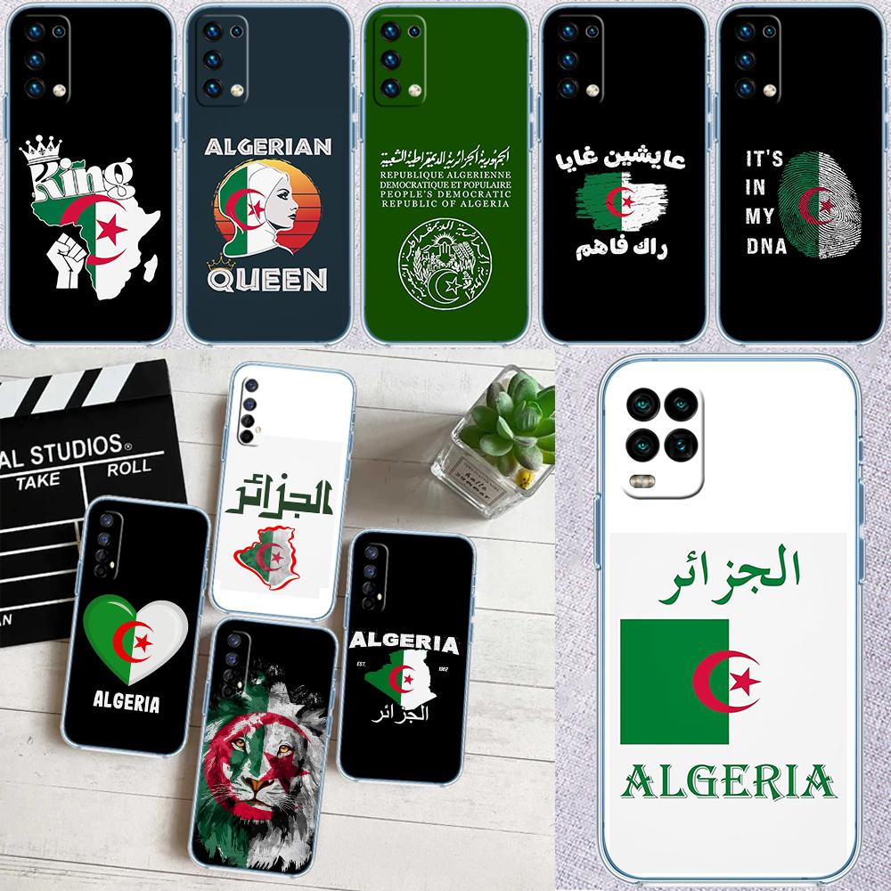 IK3 Algerischer Reisepass Flagge Transparente Handyhülle für Samsung Galaxy A04 A04S A14 A23 A34 A54 M23 M33 M52 M53
