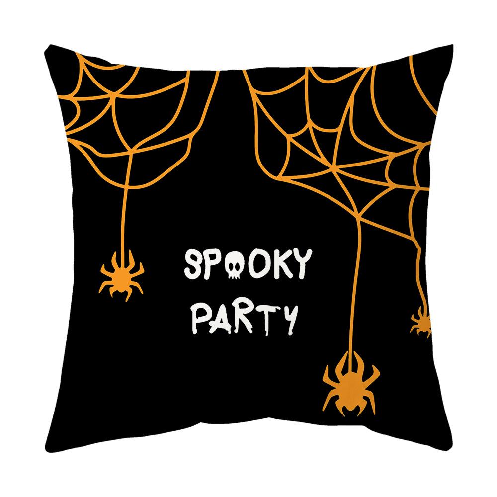 Halloween Pillow, Sofa Pillow Case, Printed Holiday Decoration Scene, Party Ghost Festival Decoration