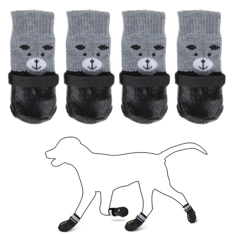 Waterproof Dog Socks For Medium Dogs Non-slip Dog Shoes Pet Dog Socks Pet Outdoor Shoes Anti-dirty Pet Shoes