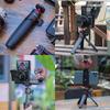 Ulanzi Tripod for Smartphones Smartphone Compact Camera Selfie with Hot Compatible with 9 8 Cameras MT-08 + Clip, Tripod, Stick, 3-Section Extendable,