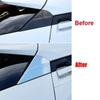 For Toyota CHR C-HR  2018      ABS Rear Window Spoiler Side Cover Tail Triangle Trim Decoration Accessories