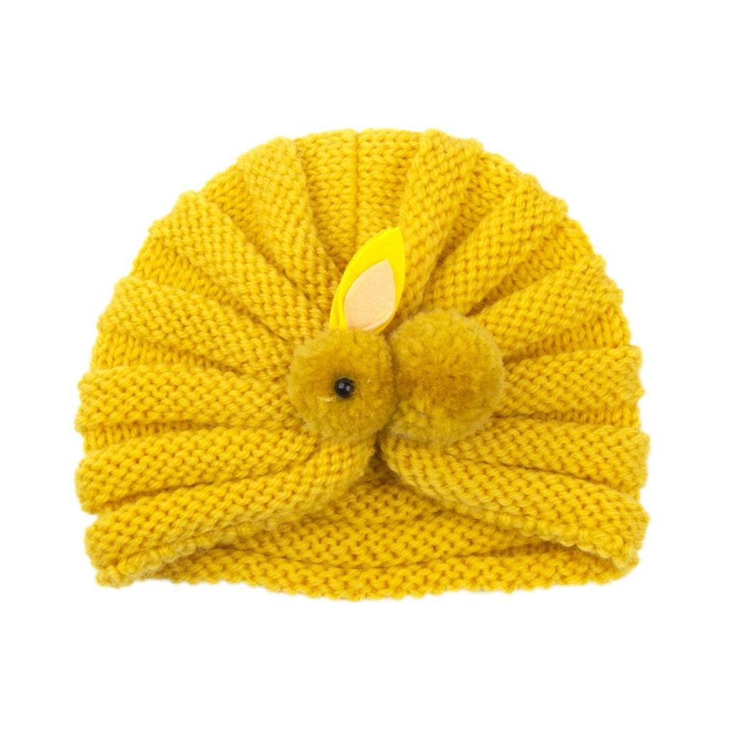 Accessory Cold Weather Children Knitted Hats Crochet Children Cute Rabbit Cap Kids Winter Beanies