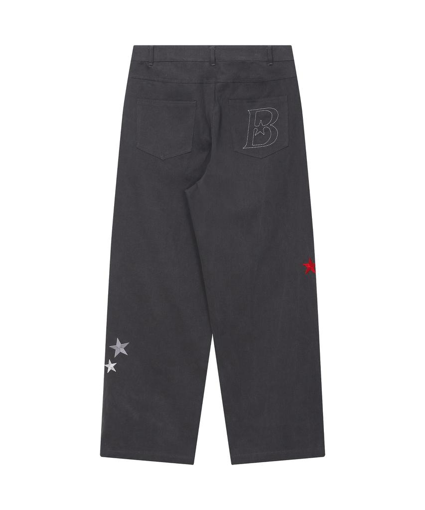 BAUF Star Symbol Pants [Charcoal]