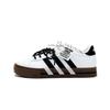 Adidas Daily 4.0 Synthetic Leather Abrasion Resistant Slip Resistant Low top Skateboard Shoes Unisex White JR0077(Team1801-)