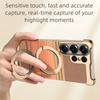 Luxe Metalen Bumper Case voor Samsung Galaxy S26 Ultra/S25 Ultra/S24 Ultra Magnetische Cover met 360° Ring Standhouder Randloos