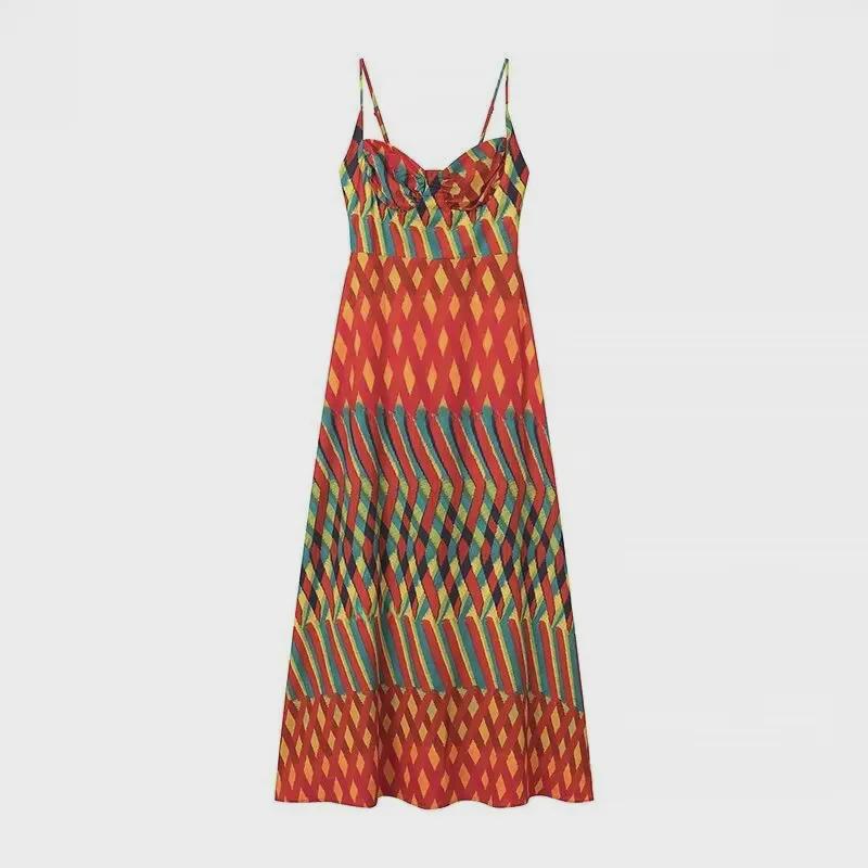 

Горячая распродажа весны 2024 года: Платье-футляр с принтом в европейском и американском стиле для женщин на праздники S