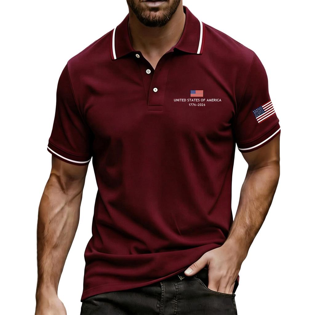 Men's Summer Print Short Sleeve Lapel Shirt Men's Casual Fashion Shirt