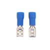 100 Peças Conector de Fio de Terminal de Pá Isolado Macho Fêmea Terminais de Conexão Elétrica por Crimpage Plugue de Cabo de Fiação Vermelho Azul Amarelo