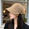 New Labelled Fisherman's Hat, Enlarged Brim, UV Protection, Autumn and Winter Sunshade and Sun Protection Hat, Women's Autumn Baseball Cap