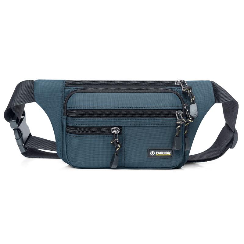 Fashion New Purse Men's Multi Functional Backpack Travel Cycling Sports Chest Bag Multi Layer Shoulder Crossbody Bag.