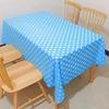 Waterproof And Oil-Proof Polka Dot Disposable Rectangular Tablecloth Peva Material Restaurant Hotel Tablecloth For Home Party