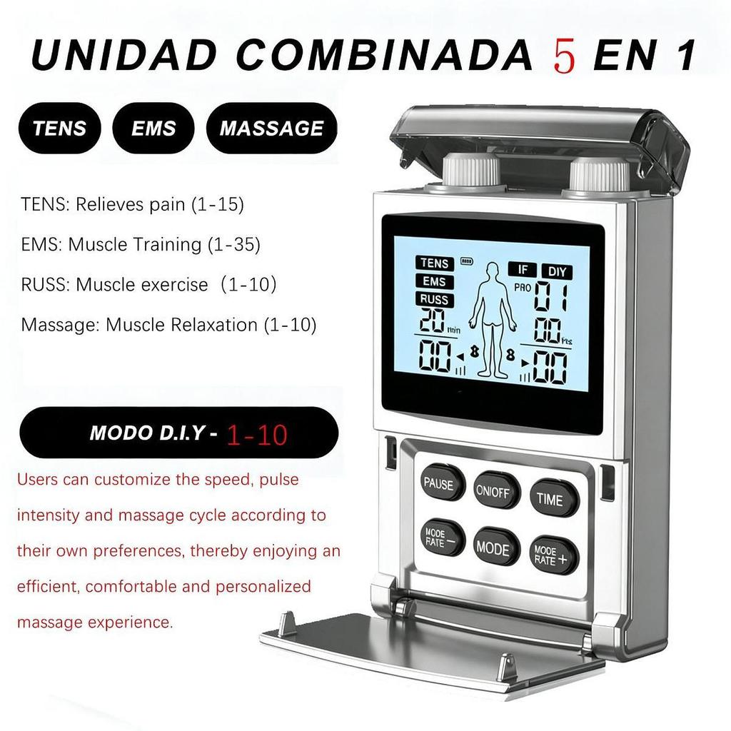 Muscle Stimulator Adjustable Rechargeable Portable Electronic Massager