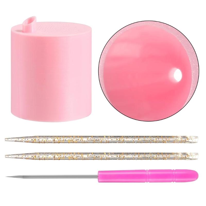 DIY Cup Project Set with Snow Globe Craft Theme and Clear Display Cup Body for Handmade Gift Use, Desk Display, and Home Craft Work