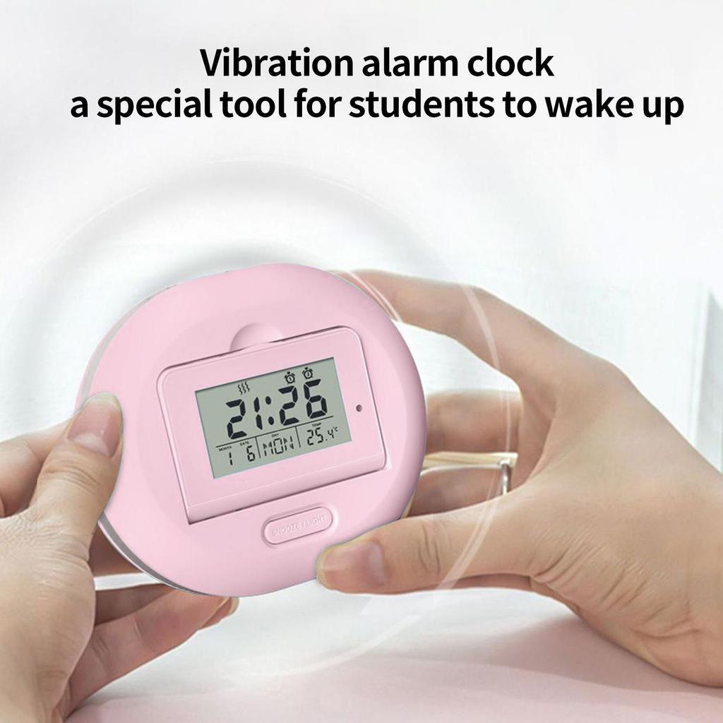 Vibrating LED Digital Alarm Clock Timekeeping Equipment With 3 Modes Countdown Temperature Display Weekdays And Weekends