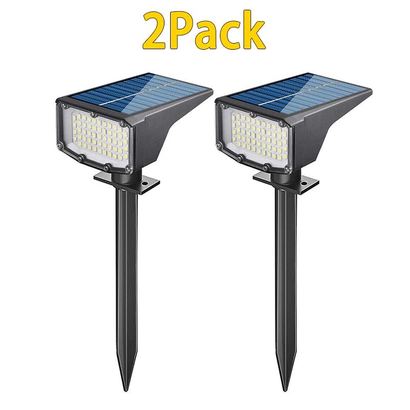 Solar Lights Outdoor Waterproof 56 LED 3 Lighting Modes Solar Powered Garden Yard Solar Lamp for Outside Landscape 8/6/4/2/1PCS