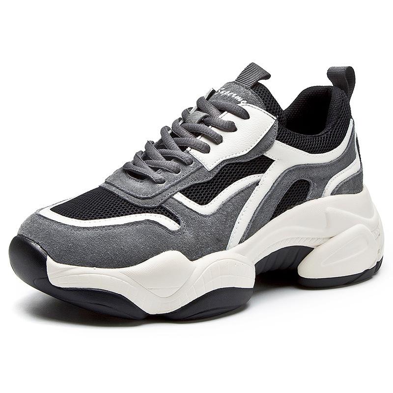 

Новые повседневные спортивные кроссовки на толстой подошве для женщин, кроссовки папы 40 серый