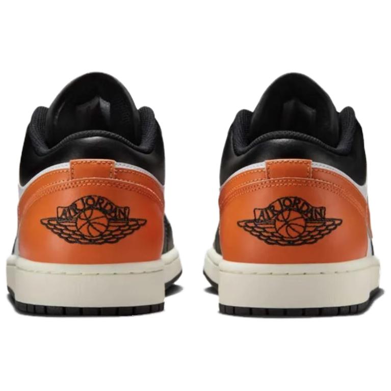Air Jordan 1 Low Shattered Backboard Alternate Unisex Sneakers Black Starfish White 553558-081