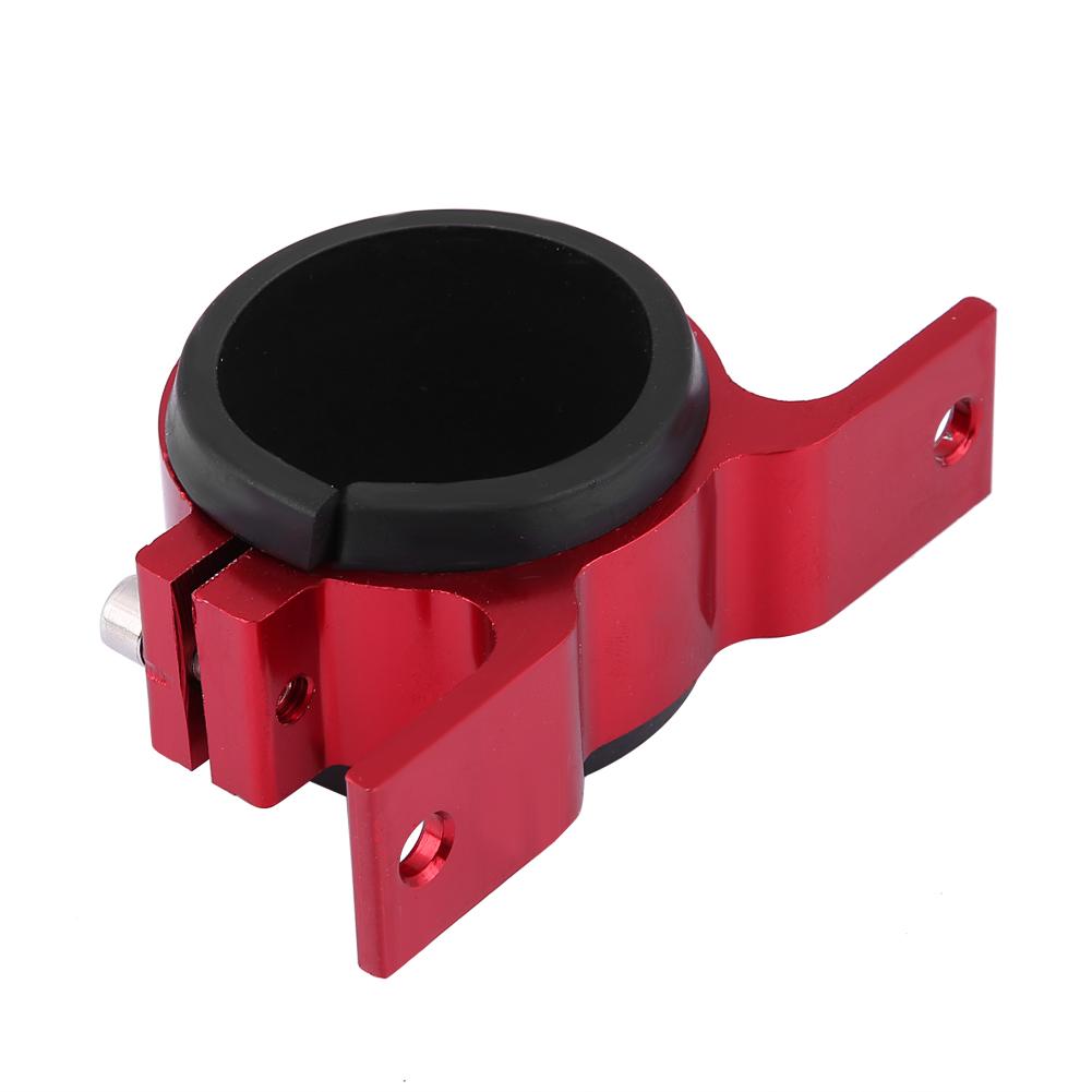 Aluminum Alloy 50mm Car Fuel Pump Mounting Bracket Single Filter Clamp Cradle Black