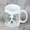 Papillon, Continental Toy Spaniel, Butterfly Dog - Cup with a Dog, Personalized Cup with a Print, a Classic Gift for Everyone from the Art-Dog Brand
