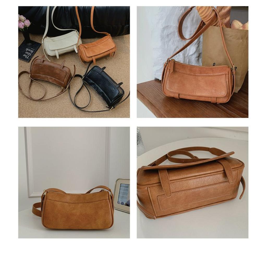 Xeie Thuk Crossbody Bag Women PU Adjustable Strap Daily Commute