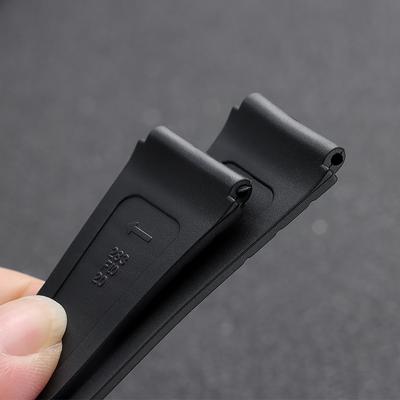 12/14/16/18/20/22mm Silicone Watch Strap Sport Diving Rubber Waterproof Watchband for Casio Watch Accessories Women Men Bracelet