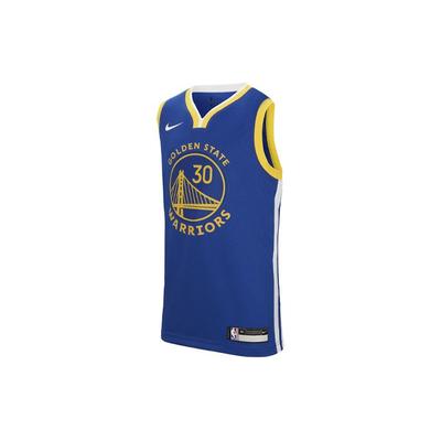 Lässiger Sportanzug Golden State Warriors Curry 30 SW Fan Edition Retro Tanktop Kinder Sportbekleidung Blau CZ6212-495