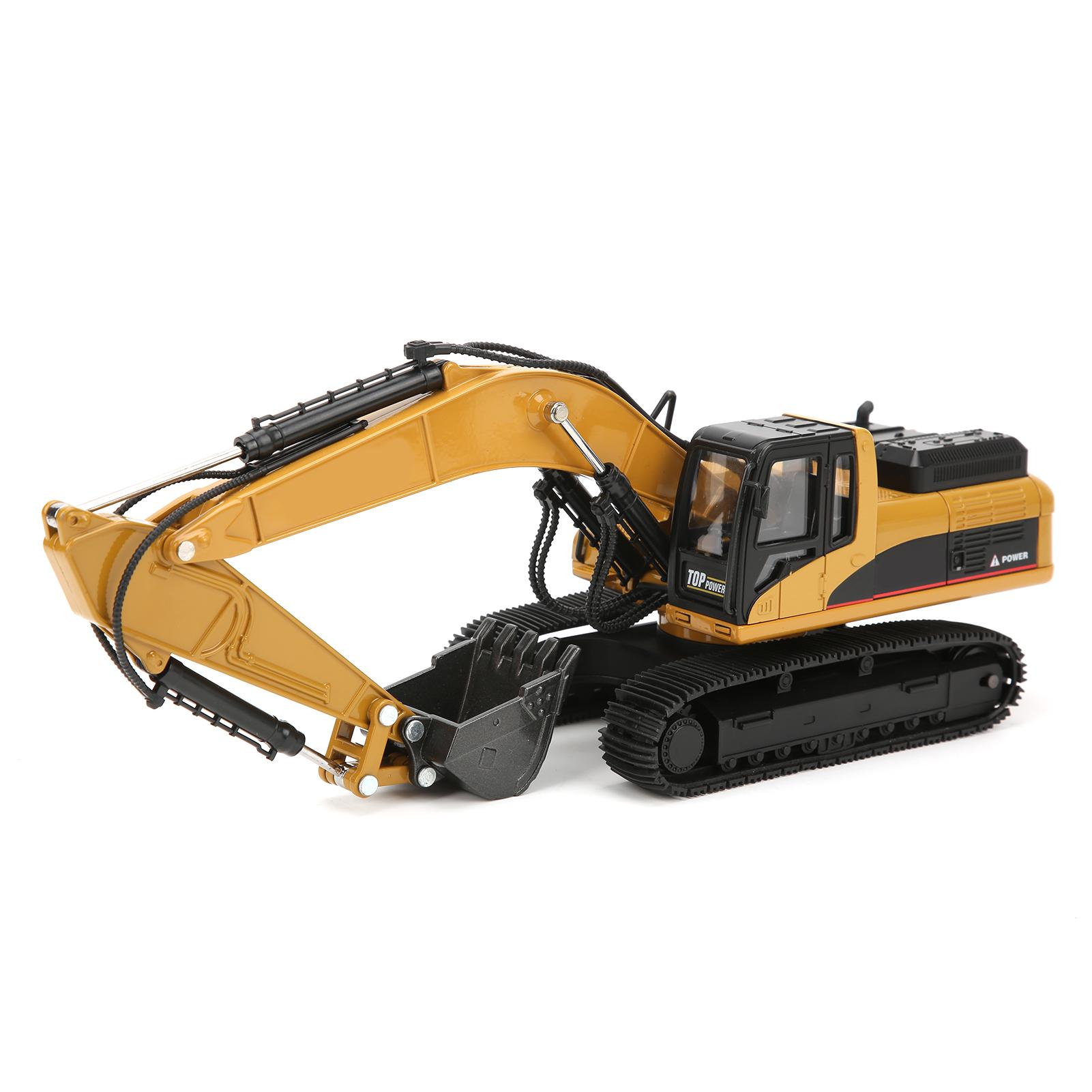 

Модель инженерного экскаватора масштаба 140, литая строительная машина, статическая модель, игрушка для мальчиков и девочек