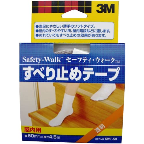 

3M Safety Walk Anti-Slip Tape Indoor 50mm x 4.5m Transparent SWT-50