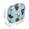 Women Small Cosmetic Bag Set Zipper Girls Mini Sanitary Napkins Makeup Lipstick Bags Travel Earphone Coin Organizer Pouch Bags