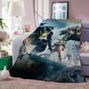 Science fiction film P pacific R rim Blanket For Sofa Office Bed Plane Travel Sleep Read Relax Camping Soft And Warm