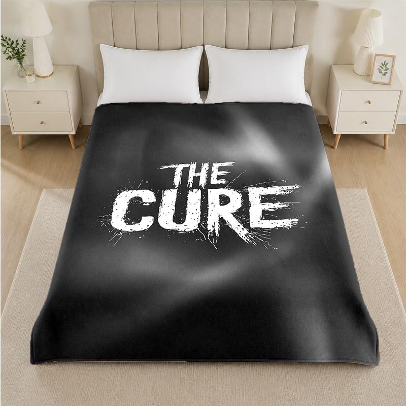 Coperta in Flanella con Stampa The Cure Morbida e Leggera Coperta Plaid in Peluche per Letto Divano Uso Domestico