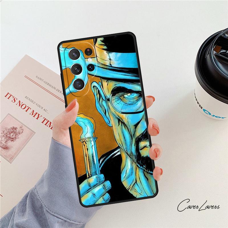 Heisenberg Breaking Bad phone case For Samsung Galaxy S24 S25 S23 S22 Ultra Note 10 20 Plus S20 S21 FE Cover