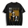 USA Athletic Urban Print Casual Tshirt Unisex Loose Fit Premium Top Pure Cotton T-shirt