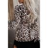 Sacou Casual Nou cu Imprimeu Toamnă Iarnă, Top Outerwear pentru Femei Stil European American pentru Moda Transfrontalieră