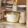 Rust Proof Folding Kitchen Storage Shelf Space Saving Quick Dry Kitchen Sink Organizer Durable Stackable Dish Drying Rack