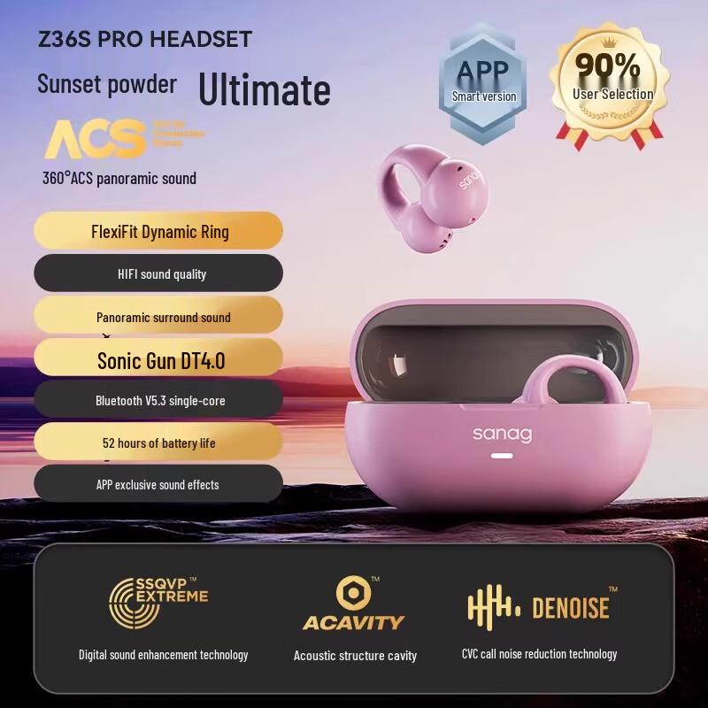 Saina Z36SPRO Ear-Clip True Wireless Sports Bluetooth Headset