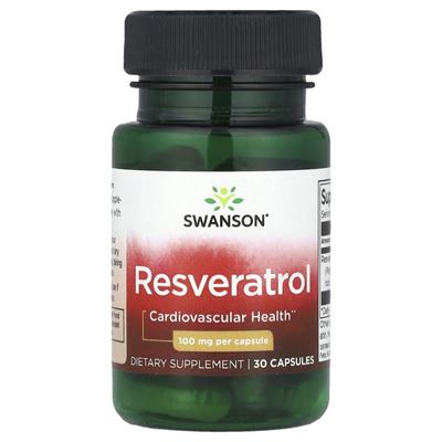 Resveratrol, 100 mg, 30 Kapseln