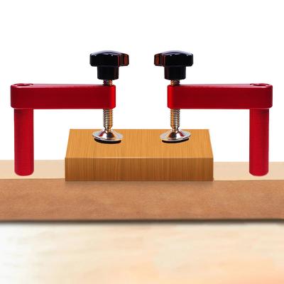 Woodworking 19mm/20mm Bench Quick Acting Dog Hold Down Clamp For MFT Table Workbench Hole Clamp Aluminium Desktop Fixed Cilp