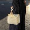 Simple Dotted Star Shoulder Bag Korean Style Casual Tote High Capacity Lunch Bag Comfortable Texture and Casual Commuting Bag