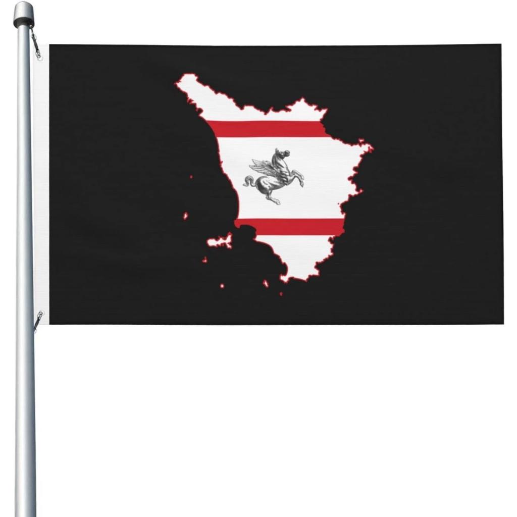 2D Flat - 1pc Multi-Size Optional 2D Door Flag Banner, Garden Flag with Tuscan Map, Suitable for Outdoor Display, Home Decoration, And Anti-Fading, Is