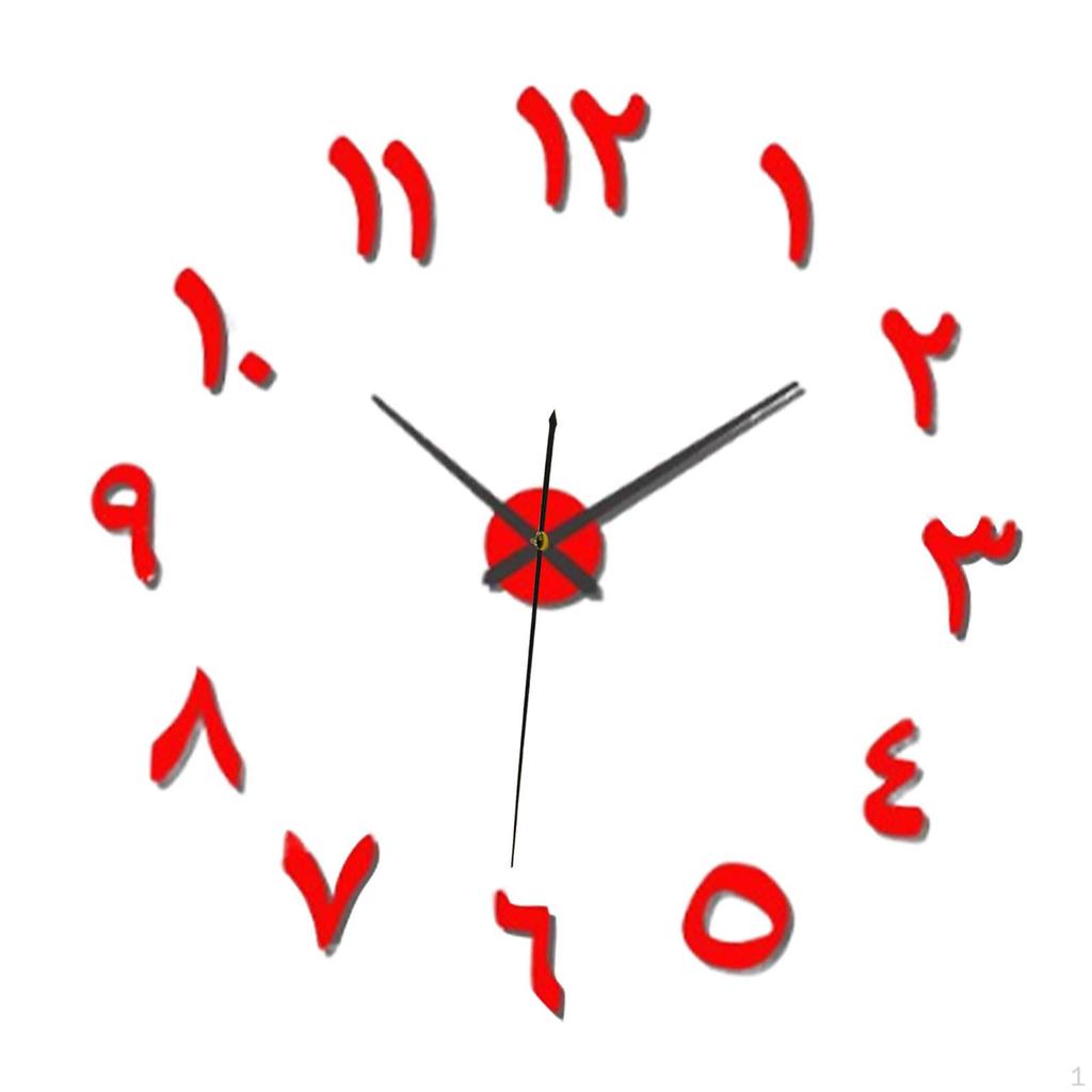 Large DIY Wall Clock ,Bedroom ,Modern, Art Decorative Simple Creative Acrylic