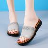 Women's Summer Fashion Thick Sole Elevated Slippers Home Slippers Casual Slippers