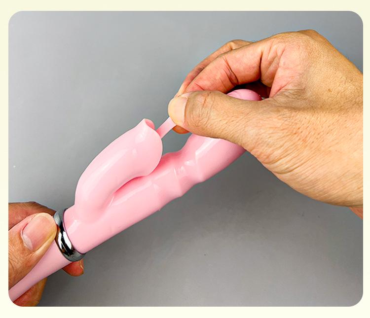 Deba Lick Rabbit Vibrator: Dual Vibration Massager with Tongue Stimulator for Female Pleasure