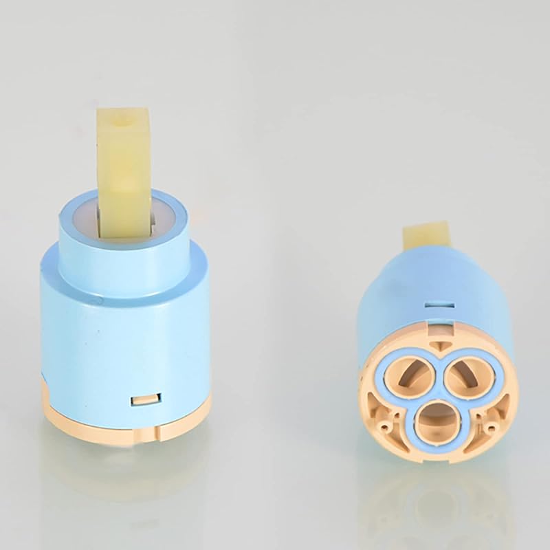 Mixer Tap Cartridge, 25/30/35/40MM Water Replacement Cartridge Ceramic Disc Cartridge Faucet Replace Part Ceramic Cartridges,B-40mm (Color : F 30mm)