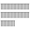 50Pcs Aluminum Computer Fan Screw Computer PC Motherboard Video Card Screw Insulation Radiator Fan Accessories