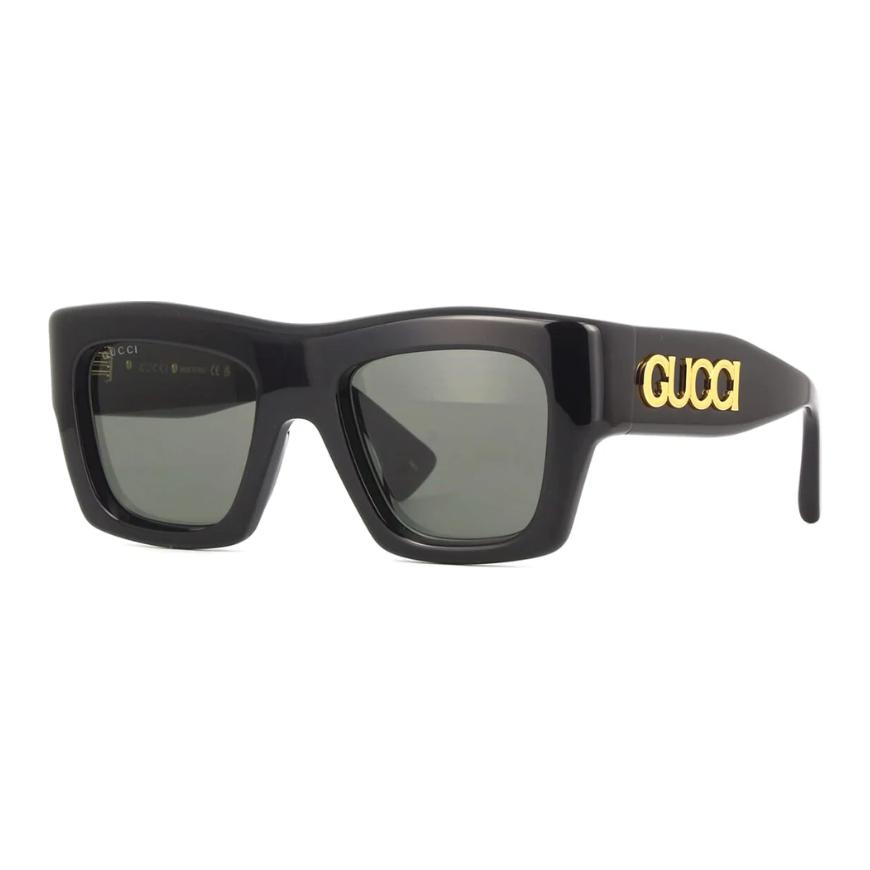 Gucci Letter Logo Irregular Shape Sunglasses Women sunglasses Black GG1772S001 Dust Bag+Eyeglass Case (Random Color)