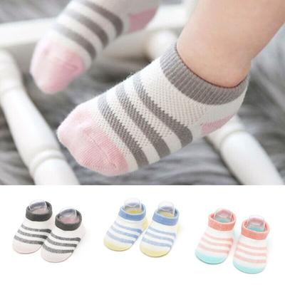 3pairs/lot Baby Socks Summer Boys Girls Ventilate Mesh Socks Pure Cotton Socks 0-18moths