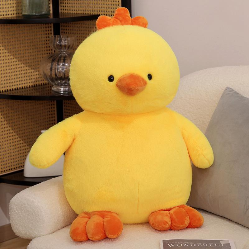 

Cute soft yellow chick doll plush toy little cock doll children soothing rag doll birthday gift 40cm（0.45kg） жёлтый