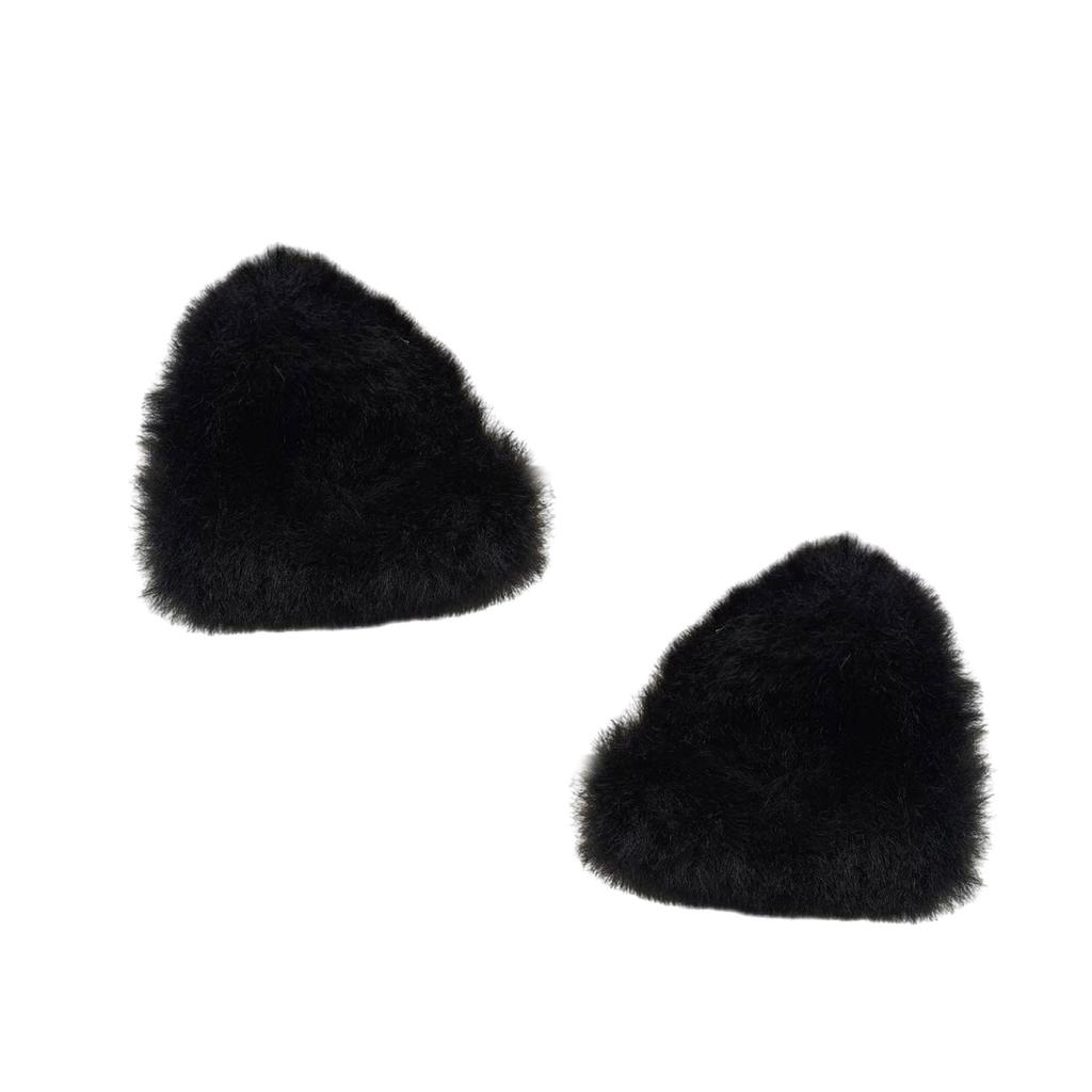 Stylowe pluszowe spinki do włosów z kocimi uszami, wyjątkowe spinki do włosów z kocimi uszami, miękkie, antypoślizgowe, spinki do włosów z grzywką dla kobiet, dekoracja