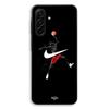 Case For Samsung Galaxy A17 Nike Jordan Logo Black Background Maniacase